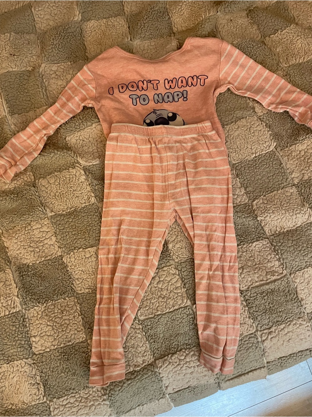 Stitch Toddler Girl 3T Pajama Set